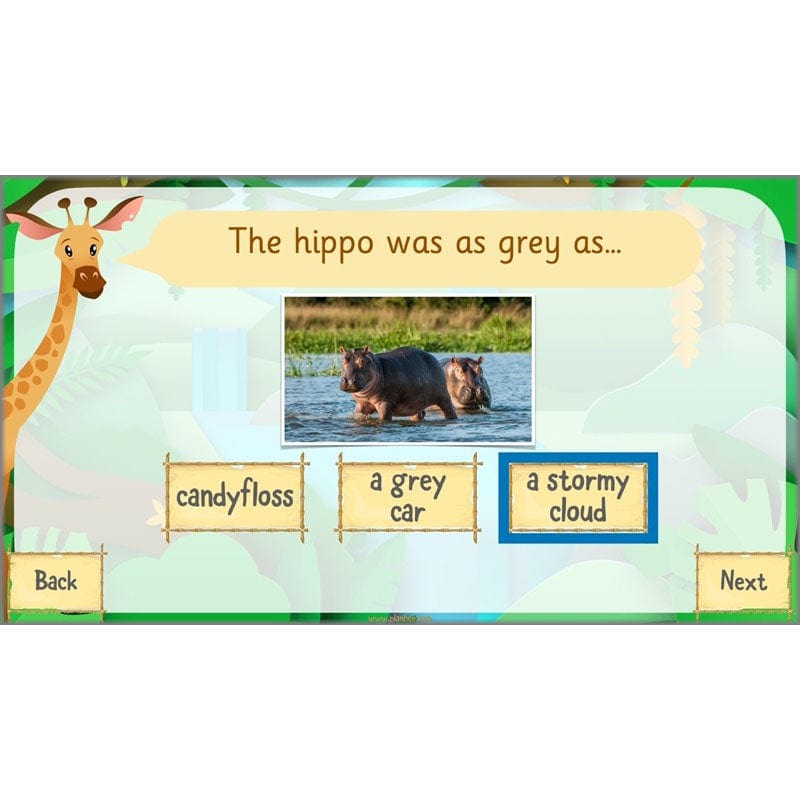 PlanBee Rumble in the Jungle Year 2 animal poetry lessons by Planbee