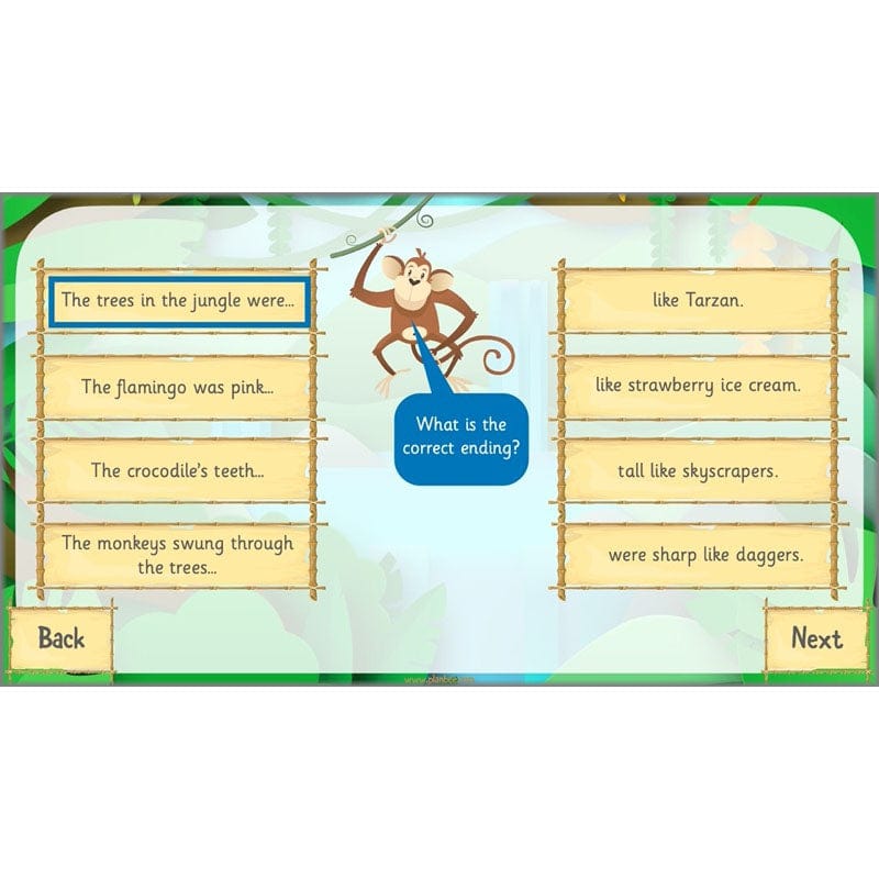 PlanBee Rumble in the Jungle Year 2 animal poetry lessons by Planbee