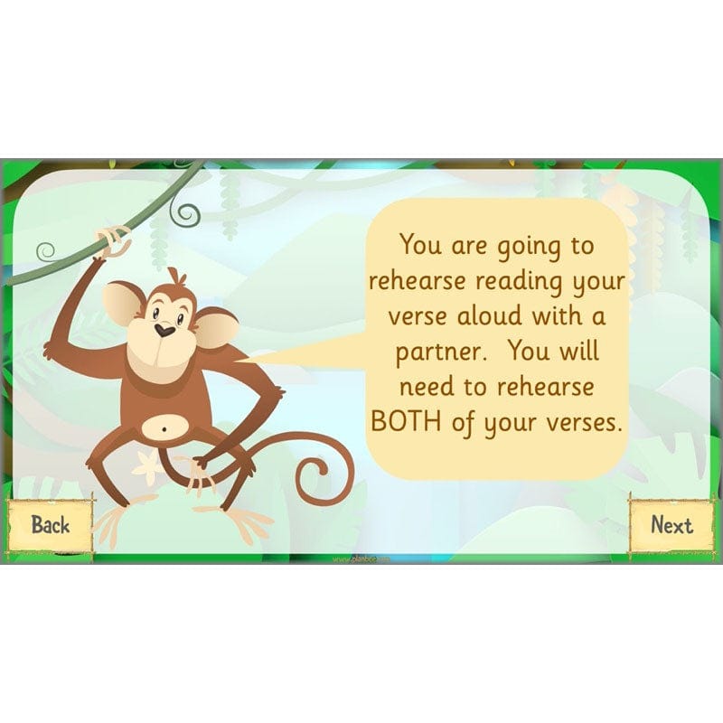 PlanBee Rumble in the Jungle Year 2 animal poetry lessons by Planbee