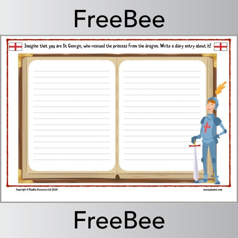 PlanBee St George and the Dragon Activities | Diary Templates