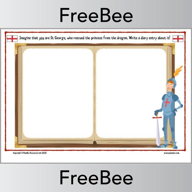 PlanBee St George and the Dragon Activities | Diary Templates