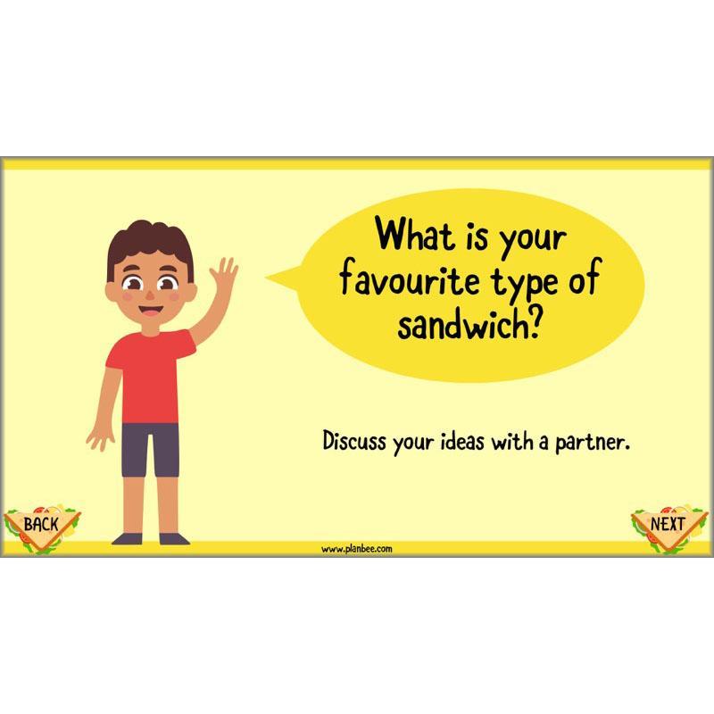 PlanBee Sandwich Snacks Year 3 DT Lesson Planning Pack
