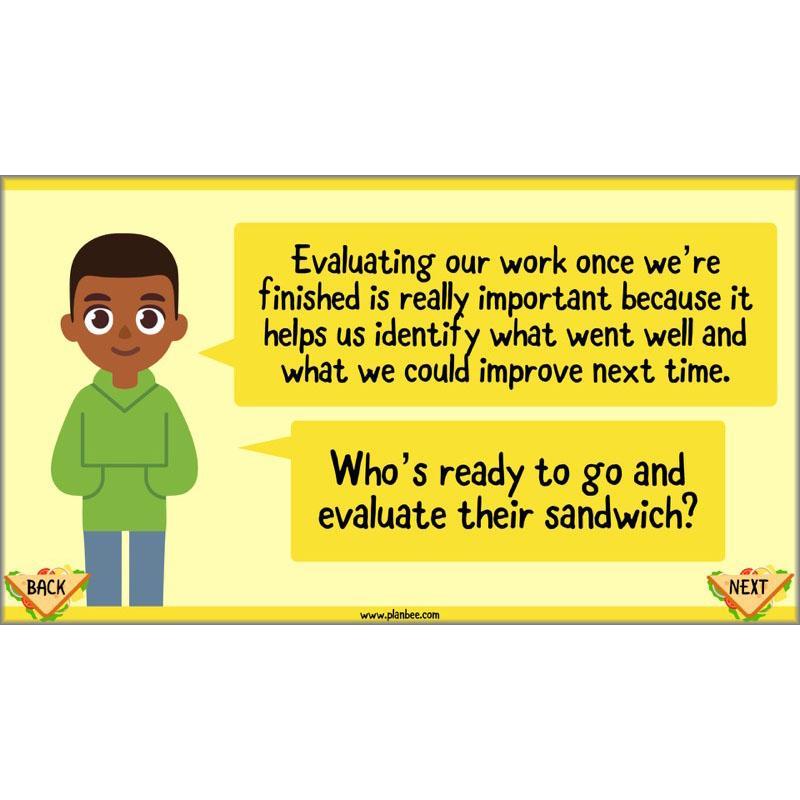 PlanBee Sandwich Snacks Year 3 DT Lesson Planning Pack