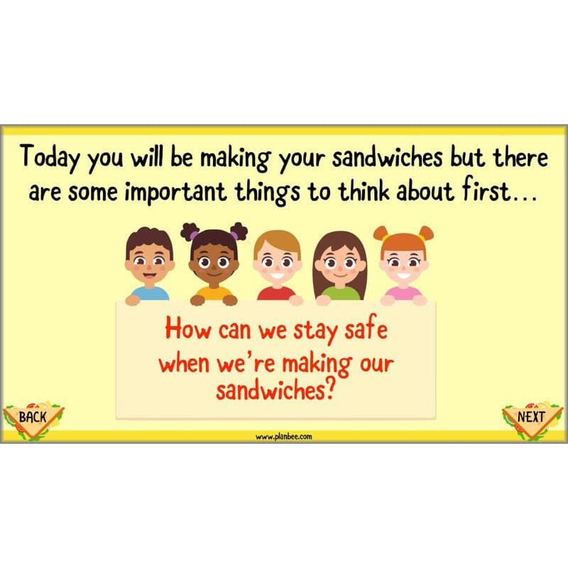 PlanBee Sandwich Snacks Year 3 DT Lesson Planning Pack