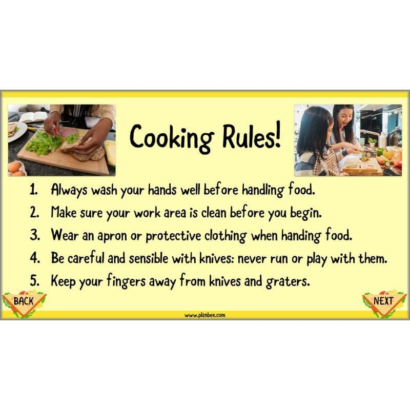 PlanBee Sandwich Snacks Year 3 DT Lesson Planning Pack