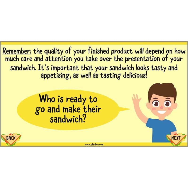 PlanBee Sandwich Snacks Year 3 DT Lesson Planning Pack