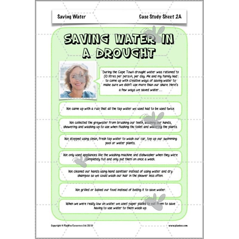 PlanBee Saving Water Lesson Plans KS2 Resource | PlanBee