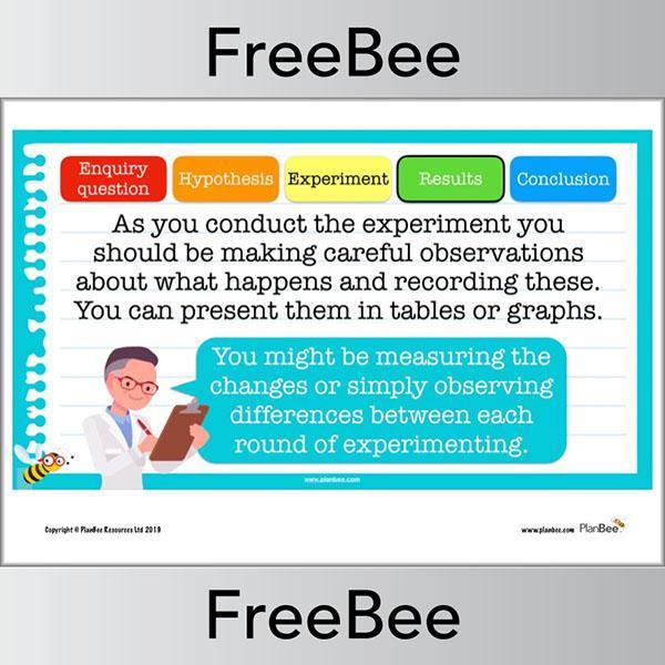 PlanBee Scientific Enquiry KS2 Classroom Display Posters by PlanBee