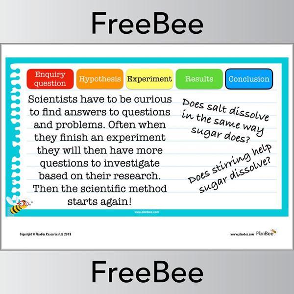 PlanBee Scientific Enquiry KS2 Classroom Display Posters by PlanBee