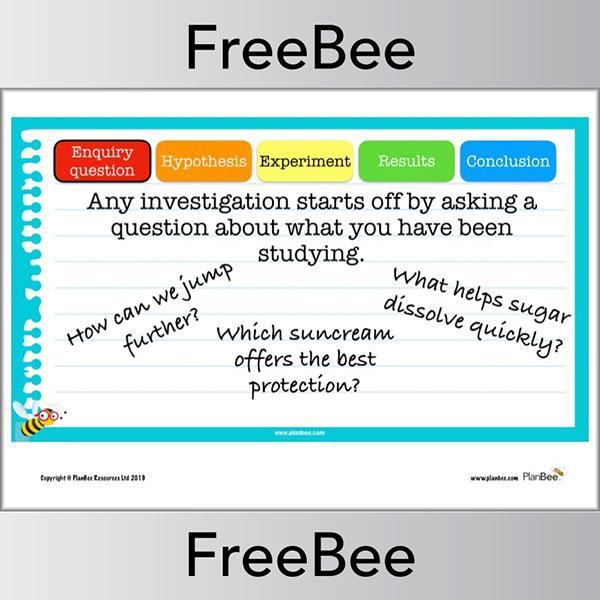 PlanBee Scientific Enquiry KS2 Classroom Display Posters by PlanBee