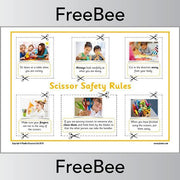 Scissor Safety Poster KS1