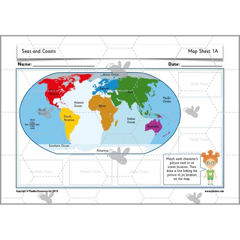 PlanBee At The Seaside KS1 Geography Lessons by PlanBee