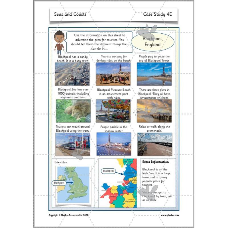 PlanBee At The Seaside KS1 Geography Lessons by PlanBee