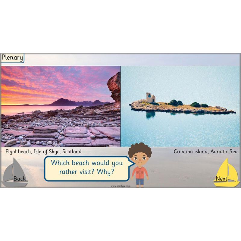 PlanBee At The Seaside KS1 Geography Lessons by PlanBee