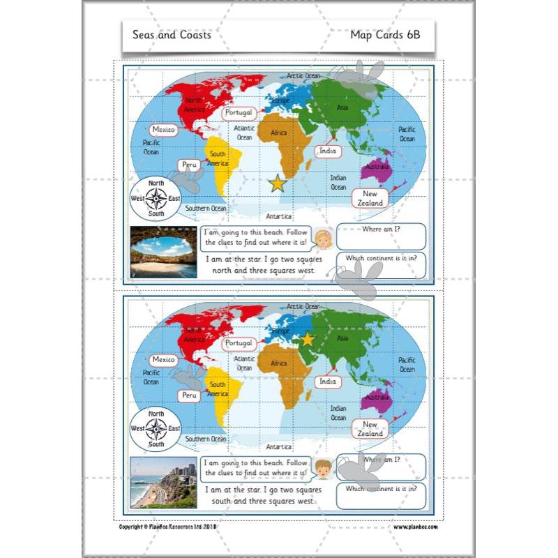 PlanBee At The Seaside KS1 Geography Lessons by PlanBee