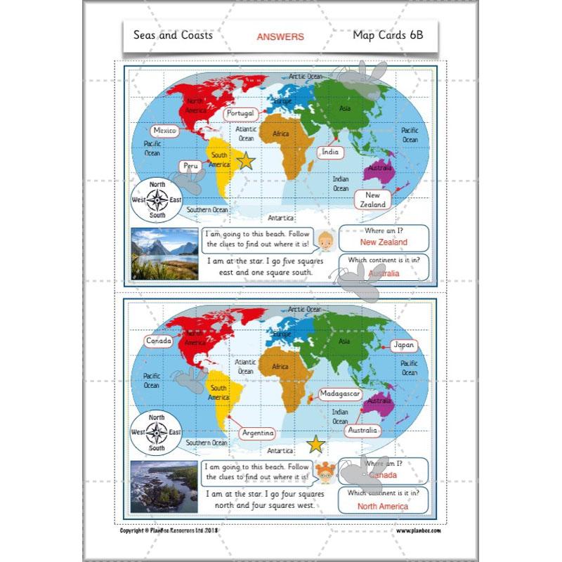 PlanBee At The Seaside KS1 Geography Lessons by PlanBee