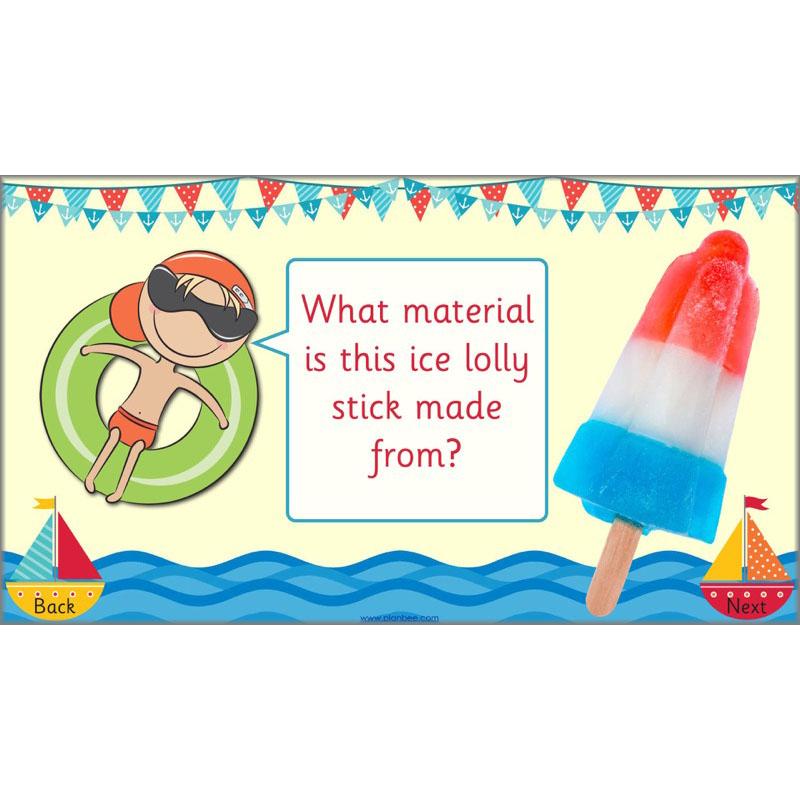 PlanBee Year 1 Science Materials and their Properties by PlanBee