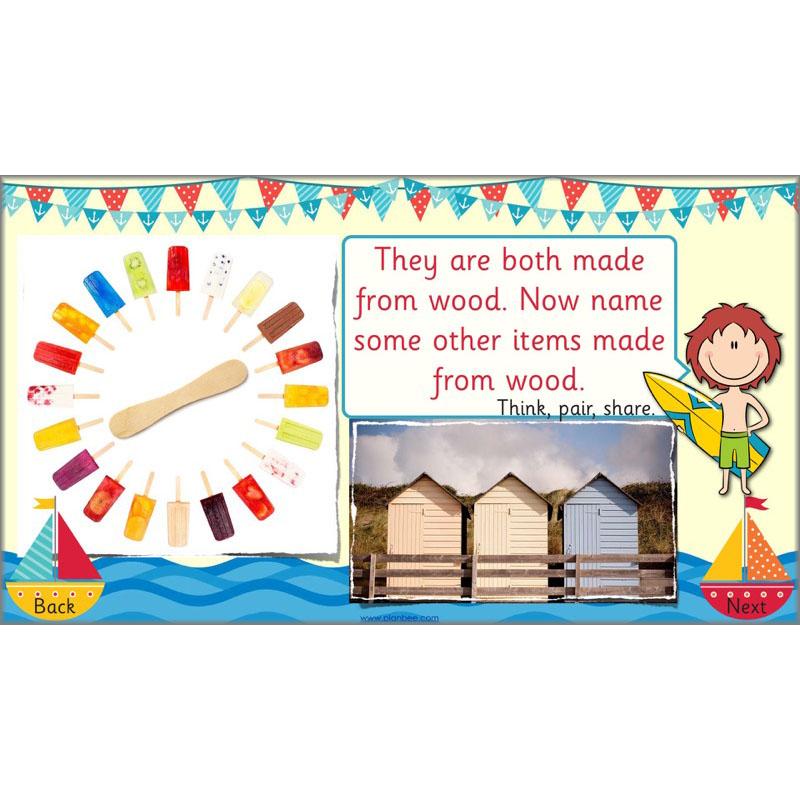 PlanBee Year 1 Science Materials and their Properties by PlanBee