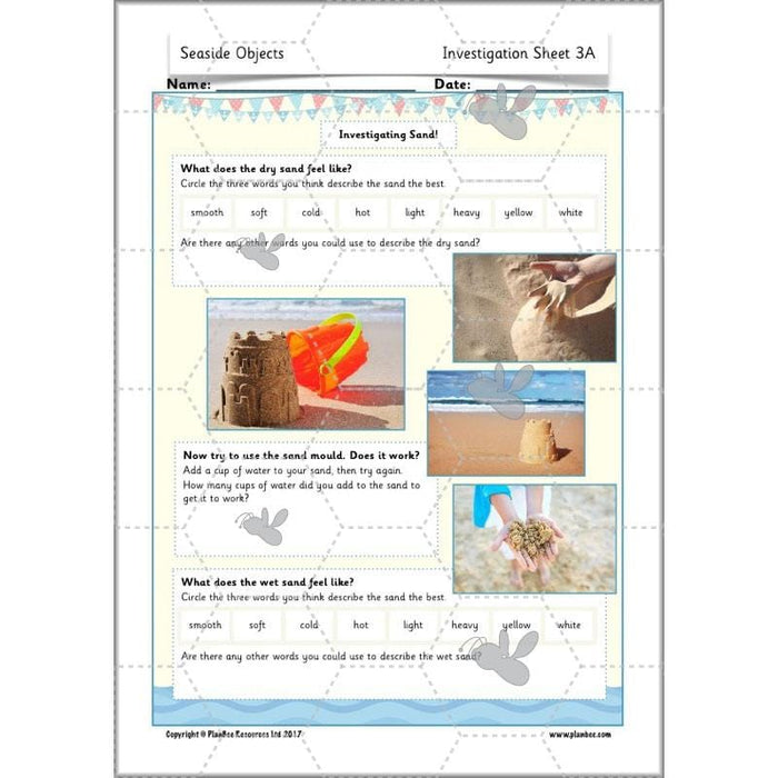 PlanBee Year 1 Science Materials and their Properties by PlanBee