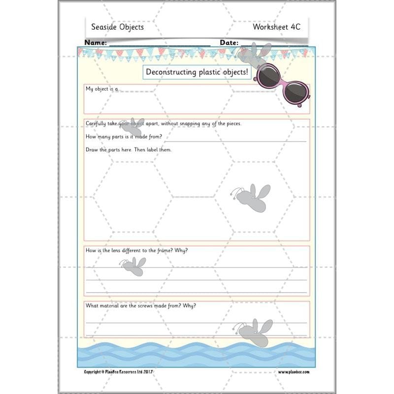 PlanBee Year 1 Science Materials and their Properties by PlanBee