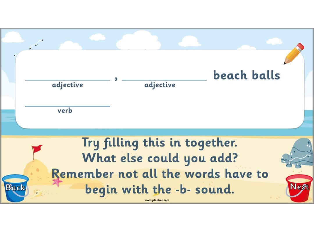 PlanBee Seaside Poetry KS1 | Year 1/2 English Lessons | PlanBee