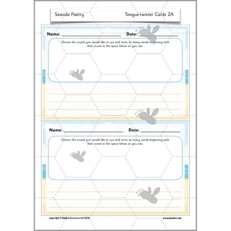 PlanBee Seaside Poetry KS1 | Year 1/2 English Lessons | PlanBee