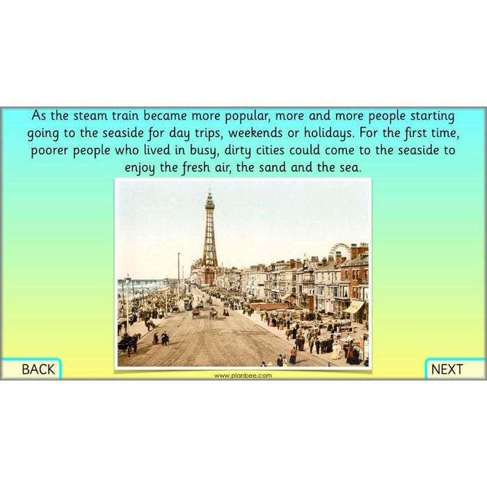 Seaside Holidays in the Past KS1 Planning by PlanBee