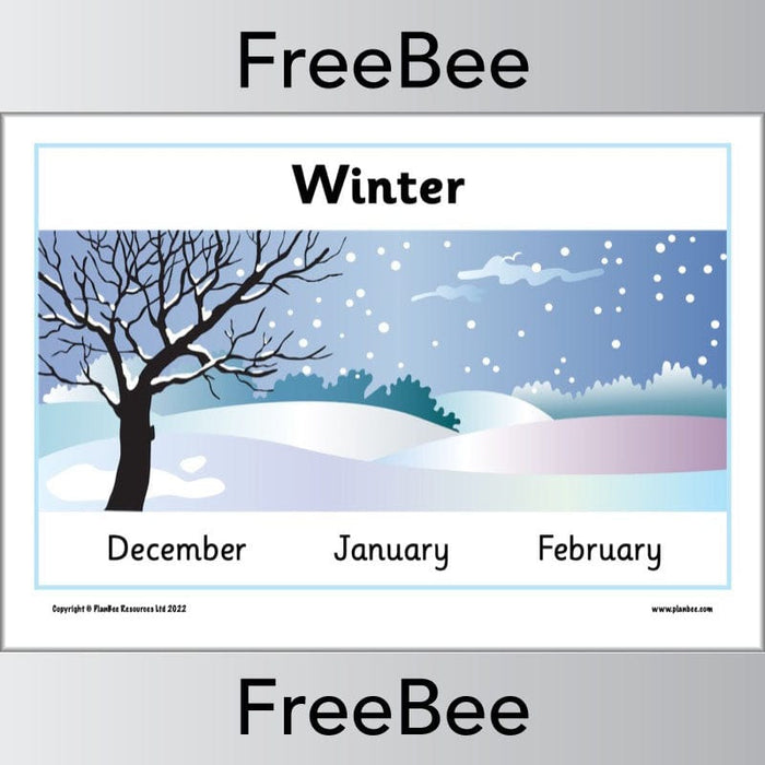 PlanBee FREE Season Pictures Pack by PlanBee