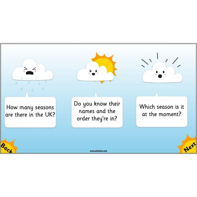 Seasonal Changes Year 1 Science Lesson Plans for KS1 — PlanBee