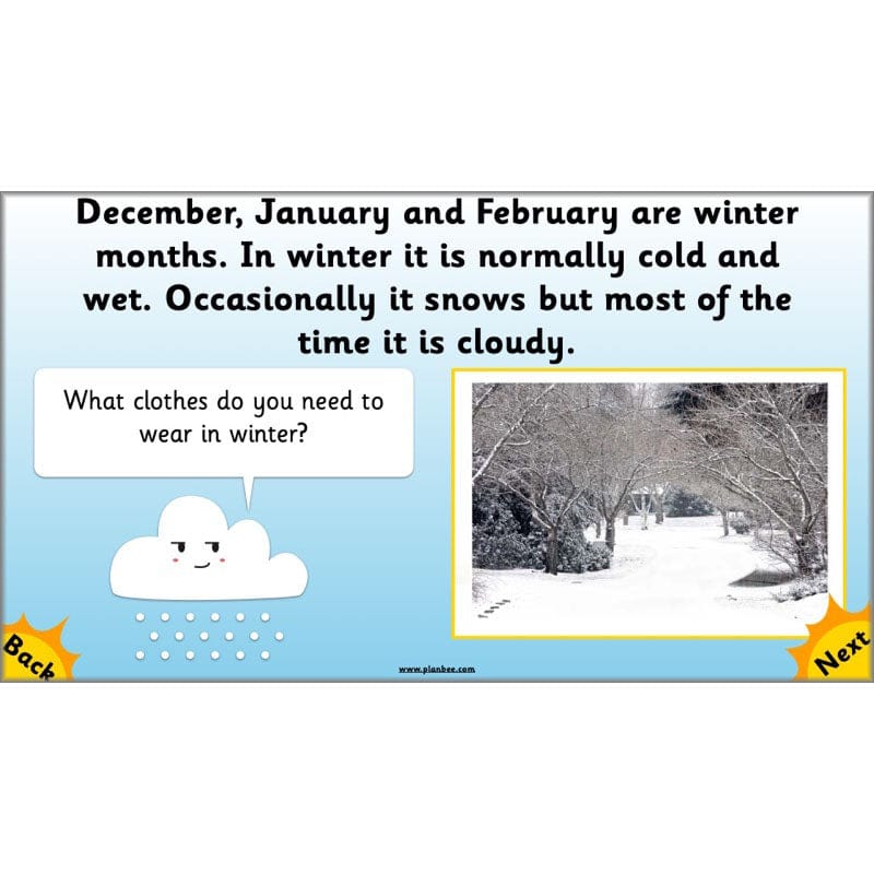 PlanBee Seasonal Changes Year 1 Science Lesson Plans for KS1