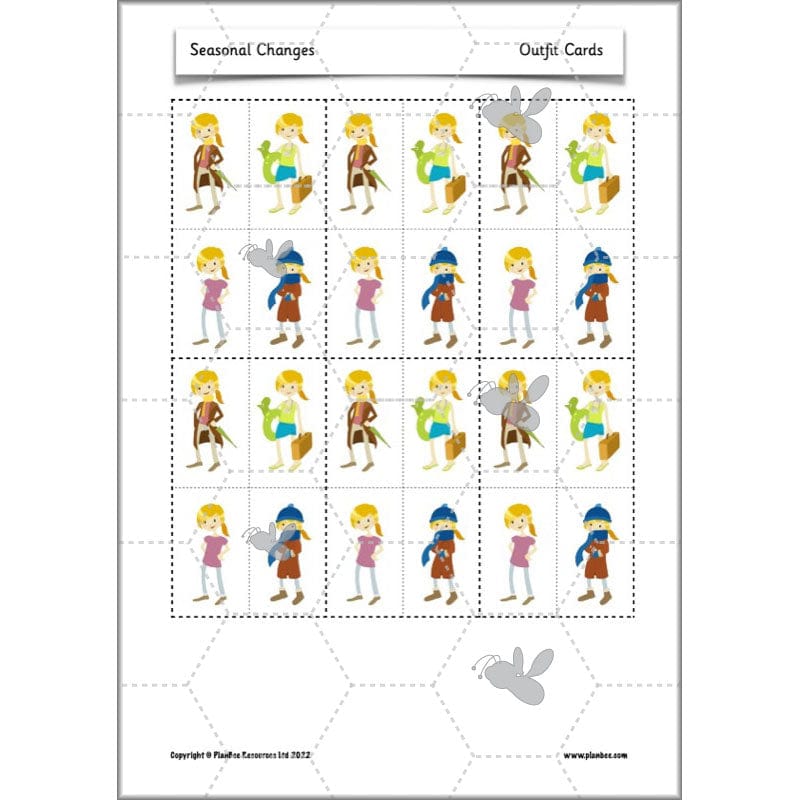 PlanBee Seasonal Changes Year 1 Science Lesson Plans for KS1