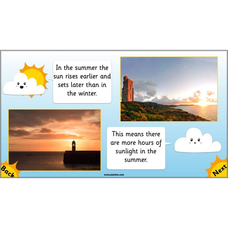PlanBee Seasonal Changes Year 1 Science Lesson Plans for KS1
