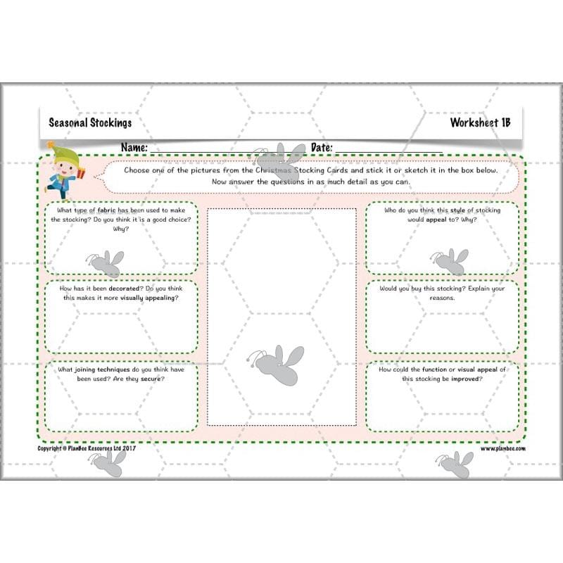 PlanBee Kids Christmas Stockings | Christmas Sewing for Kids PlanBee