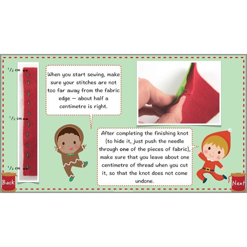 PlanBee Kids Christmas Stockings | Christmas Sewing for Kids PlanBee