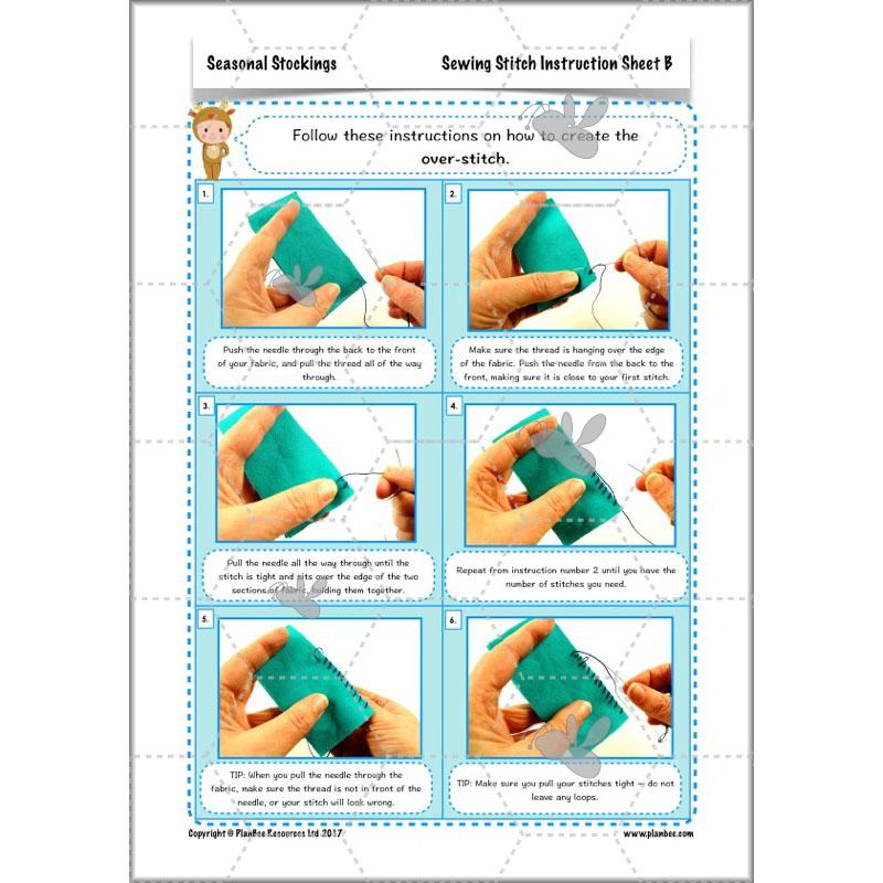 PlanBee Kids Christmas Stockings | Christmas Sewing for Kids PlanBee