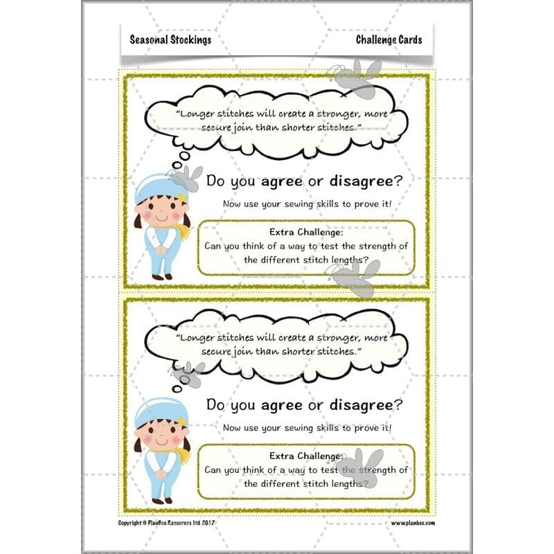 PlanBee Kids Christmas Stockings | Christmas Sewing for Kids PlanBee