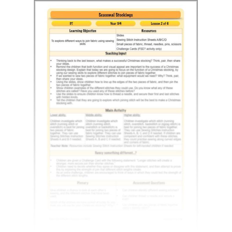 PlanBee Kids Christmas Stockings | Christmas Sewing for Kids PlanBee