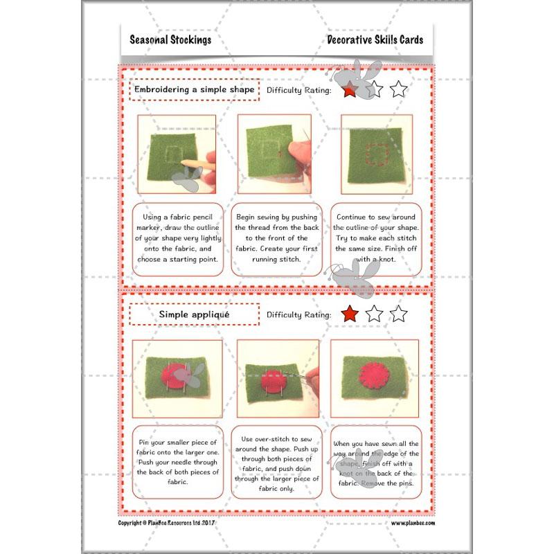 PlanBee Kids Christmas Stockings | Christmas Sewing for Kids PlanBee