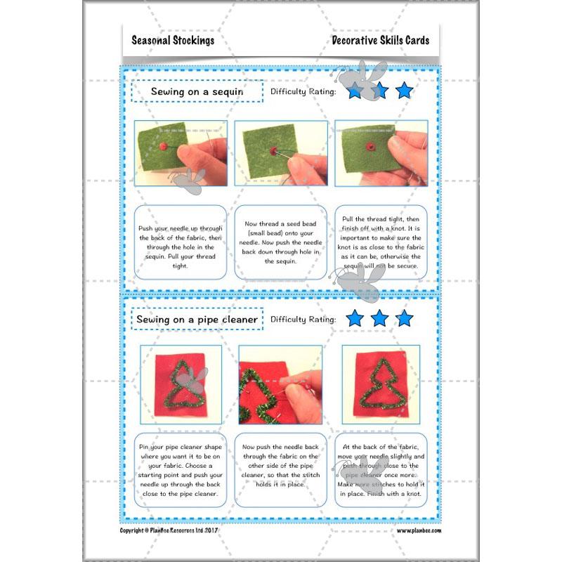 PlanBee Kids Christmas Stockings | Christmas Sewing for Kids PlanBee