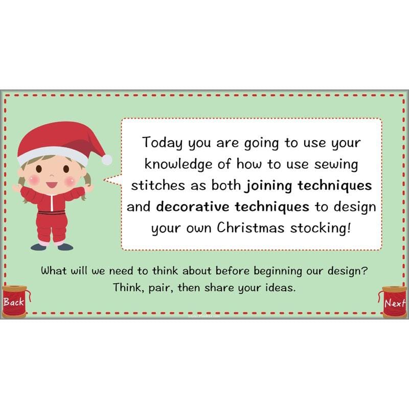 PlanBee Kids Christmas Stockings | Christmas Sewing for Kids PlanBee