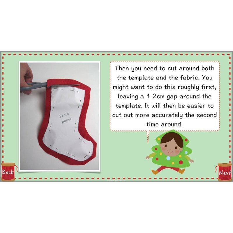 PlanBee Kids Christmas Stockings | Christmas Sewing for Kids PlanBee