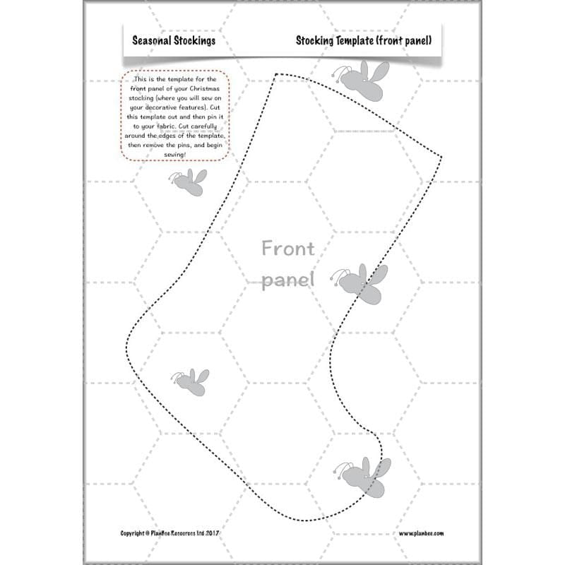 PlanBee Kids Christmas Stockings | Christmas Sewing for Kids PlanBee