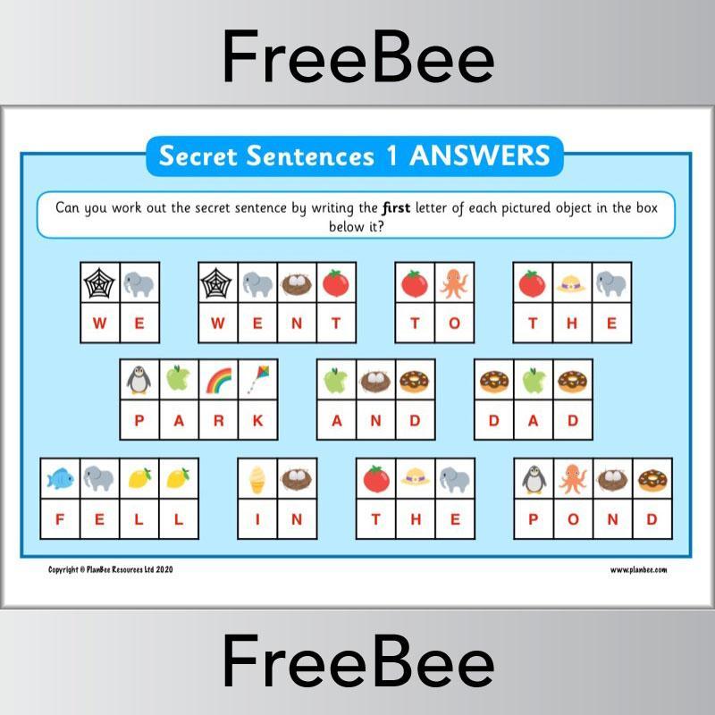 FREE Fun with Words Pack by PlanBee