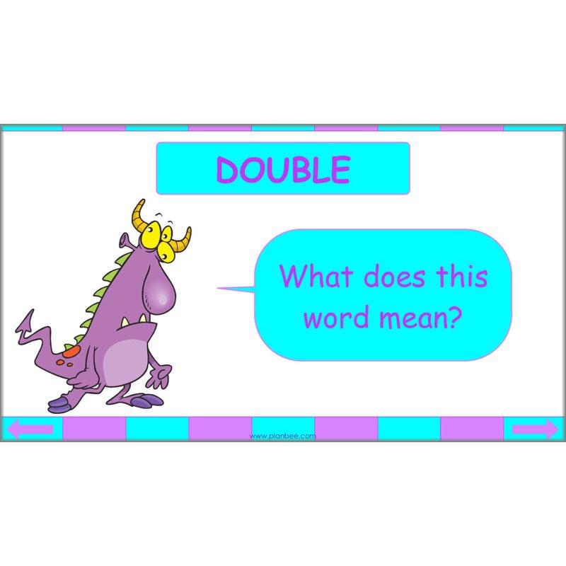 PlanBee Seeing Doubles - Doubling and Halving Year 4 Maths Lesson Planning