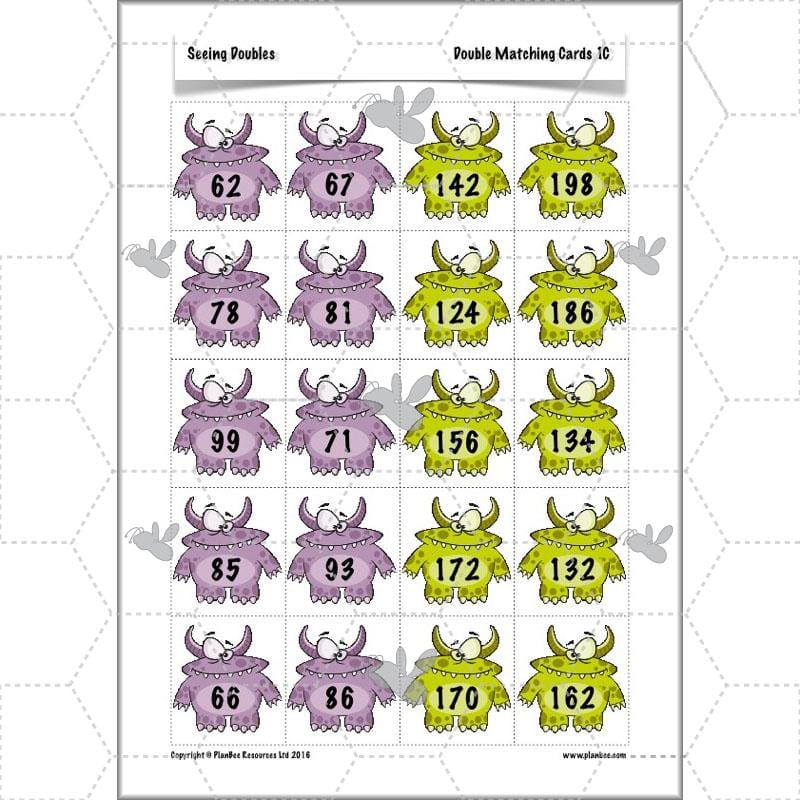 PlanBee Seeing Doubles - Doubling and Halving Year 4 Maths Lesson Planning