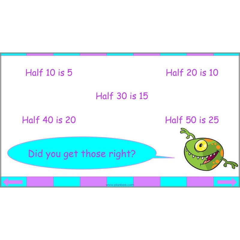 PlanBee Seeing Doubles - Doubling and Halving Year 4 Maths Lesson Planning