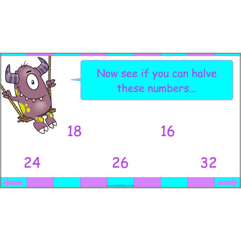 PlanBee Seeing Doubles - Doubling and Halving Year 4 Maths Lesson Planning