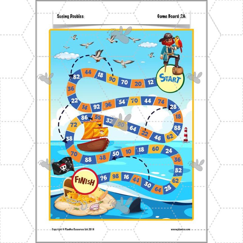 PlanBee Seeing Doubles - Doubling and Halving Year 4 Maths Lesson Planning