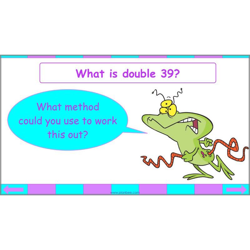 PlanBee Seeing Doubles - Doubling and Halving Year 4 Maths Lesson Planning