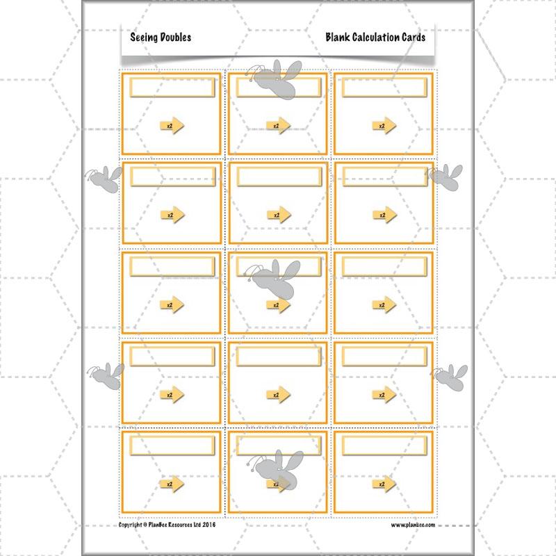PlanBee Seeing Doubles - Doubling and Halving Year 4 Maths Lesson Planning